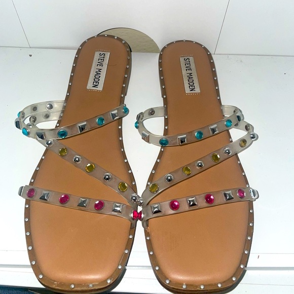 Steve Madden Shoes - Jewel Steve Madden Sandals crystal sandals embellished Steve Madden sandals